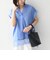 SHIPS Colors:〈手洗い可能〉ヘム レース スキッパー ブラウス◇