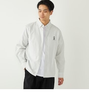 SHIPS Colors:TeddyBear(R) コットン オックス ボタンダウン シャツ◇