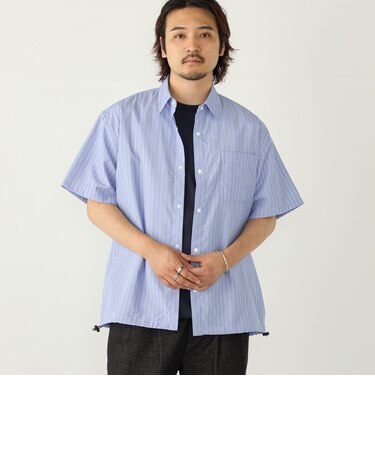 【WEB限定】SHIPS Colors:ストライプ ボックス シャツ◇