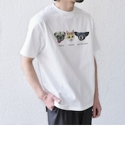 さかがみ家×SHIPS:コラボ プリント Tシャツ◇