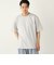 【WEB限定】SHIPS Colors:Wフェイス ニット襟 Tシャツ◇