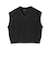 SHIPS Primary Navy Label:〈手洗い可能〉メッシュ ライン ニット ベスト