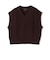 SHIPS Primary Navy Label:〈手洗い可能〉メッシュ ライン ニット ベスト