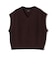 SHIPS Primary Navy Label:〈手洗い可能〉メッシュ ライン ニット ベスト
