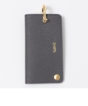【WEB限定】SHIPS:【SAFFIANO LEATHER】シャックル 2トーン キーケース