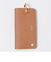 【WEB限定】SHIPS:【SAFFIANO LEATHER】シャックル 2トーン キーケース