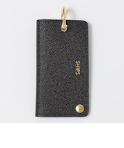 【WEB限定】SHIPS:【SAFFIANO LEATHER】シャックル 2トーン キーケース