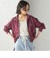 【SHIPS別注】LOGAN KNITTING MILLS:プリント ジップ プルオーバー