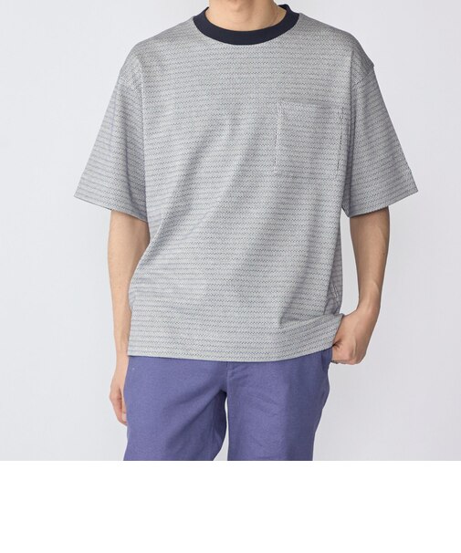 SHIPS: ジオメトリック リラックス ポケット Tシャツ