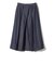 SHIPS Primary Navy Label:〈手洗い可能〉メモリー タックスカート