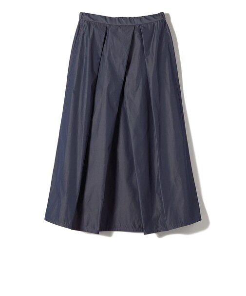 SHIPS Primary Navy Label:〈手洗い可能〉メモリー タックスカート
