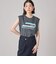 SHIPS NINE CASE:ロゴ ノースリーブ TEE
