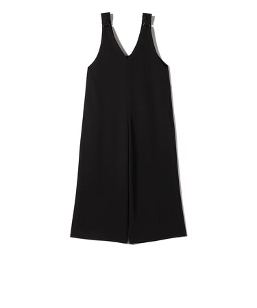 SHIPS Primary Navy Label:〈手洗い可能〉ツイル サロペット