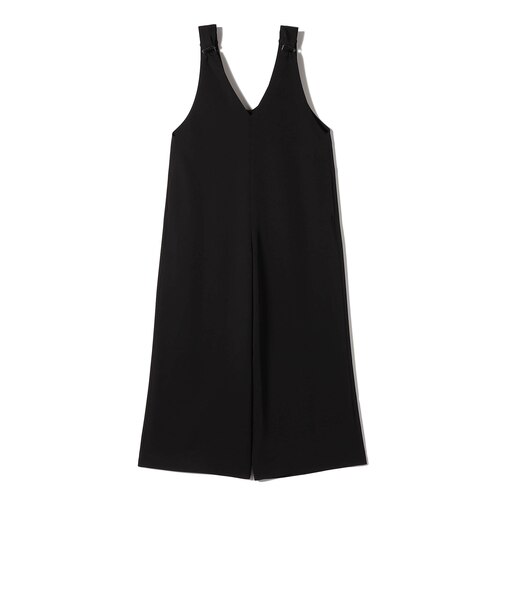 SHIPS Primary Navy Label:〈手洗い可能〉ツイル サロペット