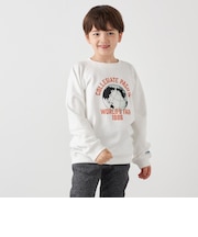 【SHIPS any別注】Collegiate Pacific:〈洗濯機可能〉プリント & 刺繍 スウェット<KIDS>