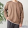 SHIPS any: パールワッフル フェイクレイヤード Tシャツ (ロンT)◇