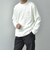 SHIPS any: パールワッフル フェイクレイヤード Tシャツ (ロンT)◇