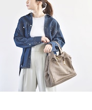 quaranciel:〈洗濯機可能〉オーバー サイズ デニム シャツ