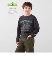 SESAME STREET meets FRUIT OF THE LOOM: プリント スウェット<KIDS>