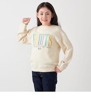 FRUIT OF THE LOOM: 刺繍 ロゴ スウェット <KIDS>