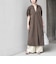 SHIPS Colors:〈UVカット・接触冷感〉ファンクション スキッパー ワンピース◇