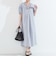 SHIPS Colors:〈UVカット・接触冷感〉ファンクション スキッパー ワンピース◇