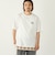 【WEB限定】SHIPS Colors:クロシェニット ロゴ刺繍 Tシャツ◇