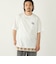 【WEB限定】SHIPS Colors:クロシェニット ロゴ刺繍 Tシャツ◇