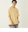 【WEB限定】SHIPS Colors:クロシェニット ロゴ刺繍 Tシャツ◇