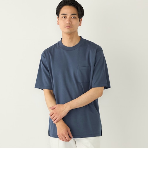 SHIPS Colors:〈抗菌防臭・接触冷感・紫外線軽減〉スムース ビズT◇