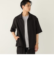 SHIPS Colors:〈吸水速乾・洗濯機可能〉2WAY ストレッチ ジップ シャツ◇