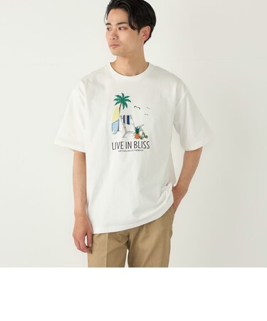 SHIPS Colors:パッチワーク & 刺繍 Tシャツ