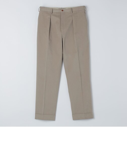 【SHIPS別注】Errico Formicola: VITO コットン ソリッド スラックス