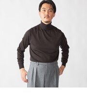 SHIPS:〈手洗い可能〉HANDFRAME 16ゲージ タートルネック プルオーバー ニット