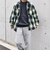 【SHIPS any別注】sports wear: オーバーサイズ フランネル パターン プリント シャツ◇