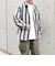【SHIPS any別注】sports wear: オーバーサイズ フランネル パターン プリント シャツ◇