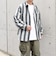 【SHIPS any別注】sports wear: オーバーサイズ フランネル パターン プリント シャツ◇