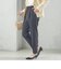 〈手洗い可能〉タック テーパード パンツ（セットアップ対応）