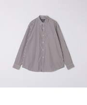 SHIPS: レギュラーカラー ベーシック ロングスリーブ シャツ 〈ストライプ/ギンガムチェック〉