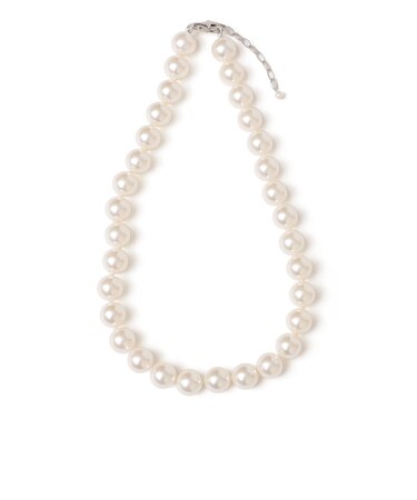 PEARL INTERNATIONAL:ノット ビッグ パール モチーフ ネックレス
