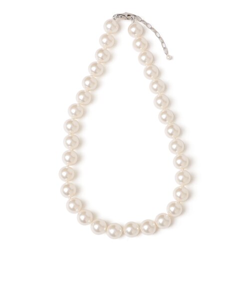 PEARL INTERNATIONAL:ノット ビッグ パール モチーフ ネックレス