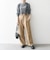 SHIPS any:〈洗濯機可能〉マニッシュ サスペンダー ワイド パンツ 24FW