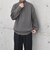 SHIPS any:〈手洗い可能〉ハーフジップ 畦編み ドライバーズ ニット 25AW◇