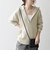 SHIPS any:〈手洗い可能〉ハーフジップ 畦編み ドライバーズ ニット 25AW◇