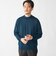 SHIPS:〈手洗い可能〉HANDFRAME 16ゲージ モックネック ニット