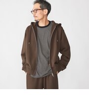 SHIPS: コットン ウール ジップ パーカー