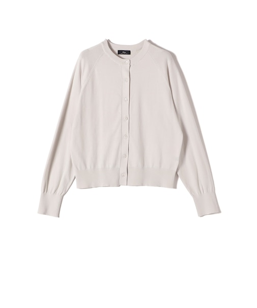 SHIPS Primary Navy Label:SUVIN クルーネック カーディガン