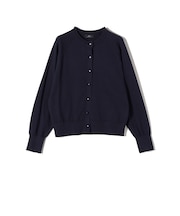 SHIPS Primary Navy Label:SUVIN クルーネック カーディガン