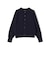 SHIPS Primary Navy Label:SUVIN クルーネック カーディガン