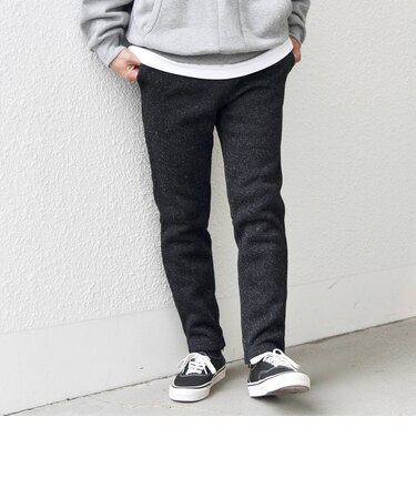 SHIPS any:〈洗濯機可能〉ニット フリース 裏起毛 スリム ジョガー パンツ 24FW (セットアップ対応)◇